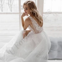 fast shipping aline backless wedding dresses sposa vestidos noivas appliques formal bridal party gowns robe de mari%c3%a9e plus