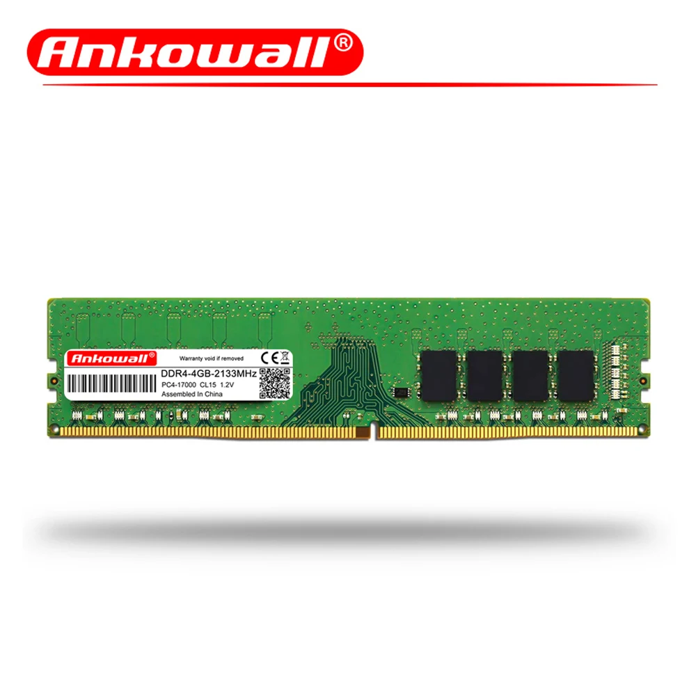 ANKOWALL DDR4 4GB 8GB 16GB RAM Memoria PC4-17000/19200/21300 2133/2400/2666MHz Desktop Memory DIMM | RAMs