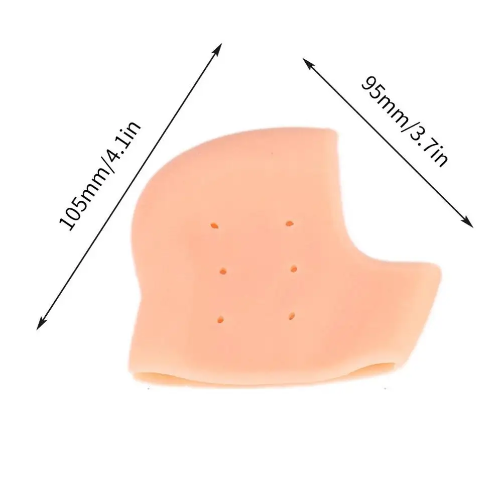 

1pc Siliconen Voet Schrale Care Tool Hydraterende Gel Hiel Sokken Gebarsten Huidverzorging Protector Pedicure Gezondheid Monitor
