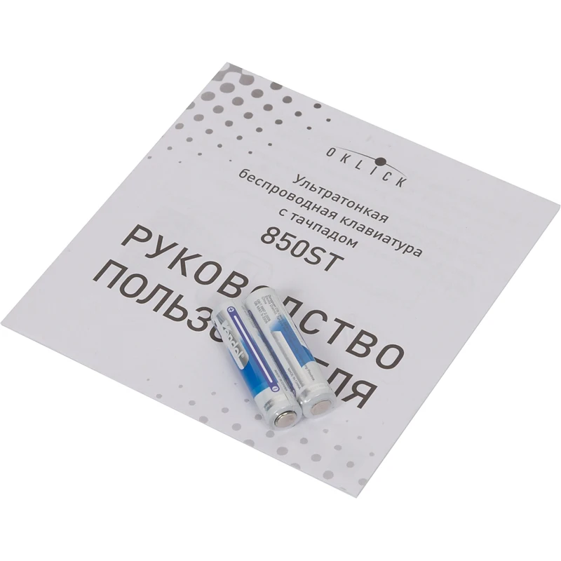 Клавиатура Oklick 850ST черный USB беспроводная slim Multimedia Touch|Клавиатуры| |