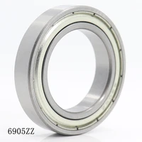 6905 zz abec 1 10pcs 25x42x9mm metric thin section bearings 61905z 6905zz
