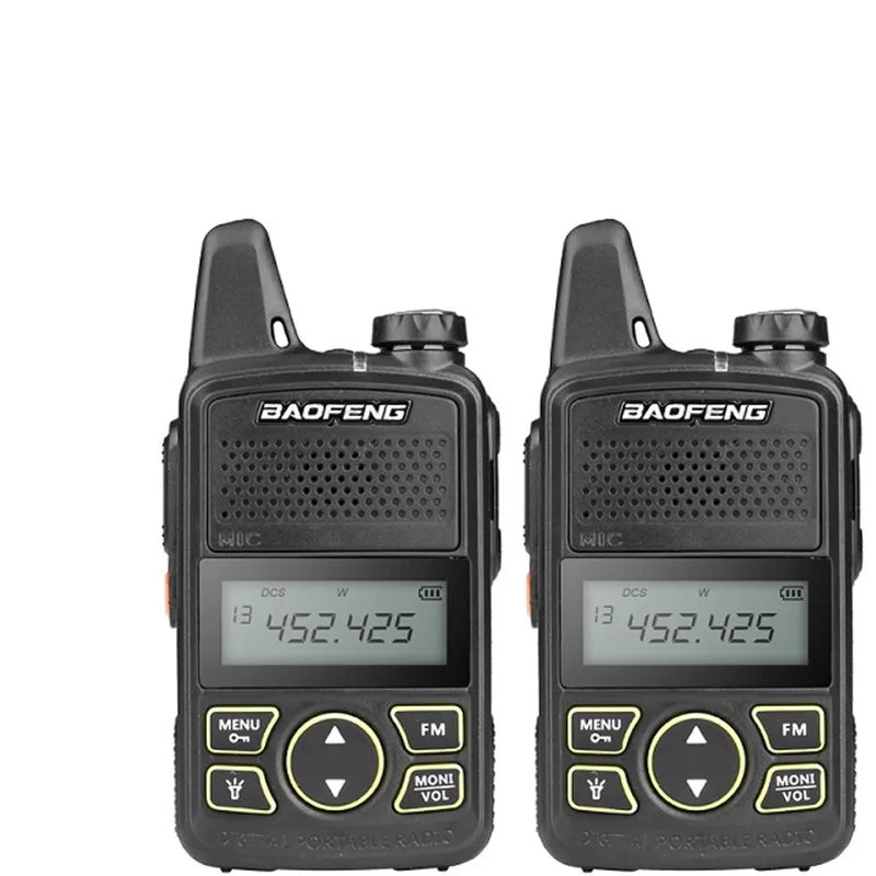 Портативная рация Baofeng BF-T1 Mini Walkie Talkie UHF 2 шт. двусторонняя радиосвязь BF T1