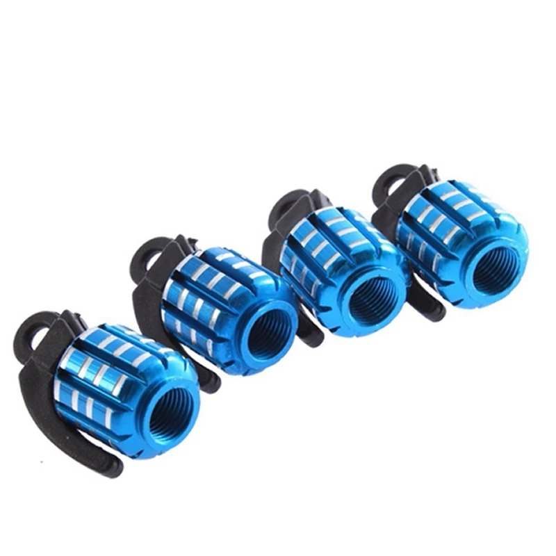 Синяя крышка клапана автомобильной шины в форме мини | Спорт и развлечения