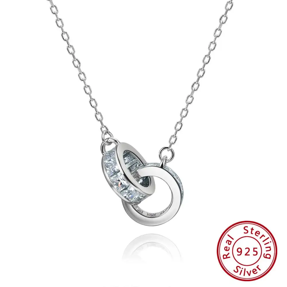 SN137 ORSA JEWELS Настоящее 925 женское серебряное ожерелье с подвеской в виде трубки из стерлингового серебра длинные Подвески стильные украшения для коктейля, вечеринки SN138 - Окраска металла: SN137