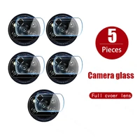 5pcs camera lens glass for xiaomi poco x3 nfc f3 pro glass case redmi note 10 pro max 9s 10t 9t 8t on mi 11 ultra 11i full glass