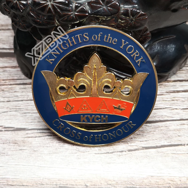 Автомобильная эмблема Masonic, эмблема масон, вольный каменщик BCM17, крест Йорка, крест чести, персональный декор KYCH