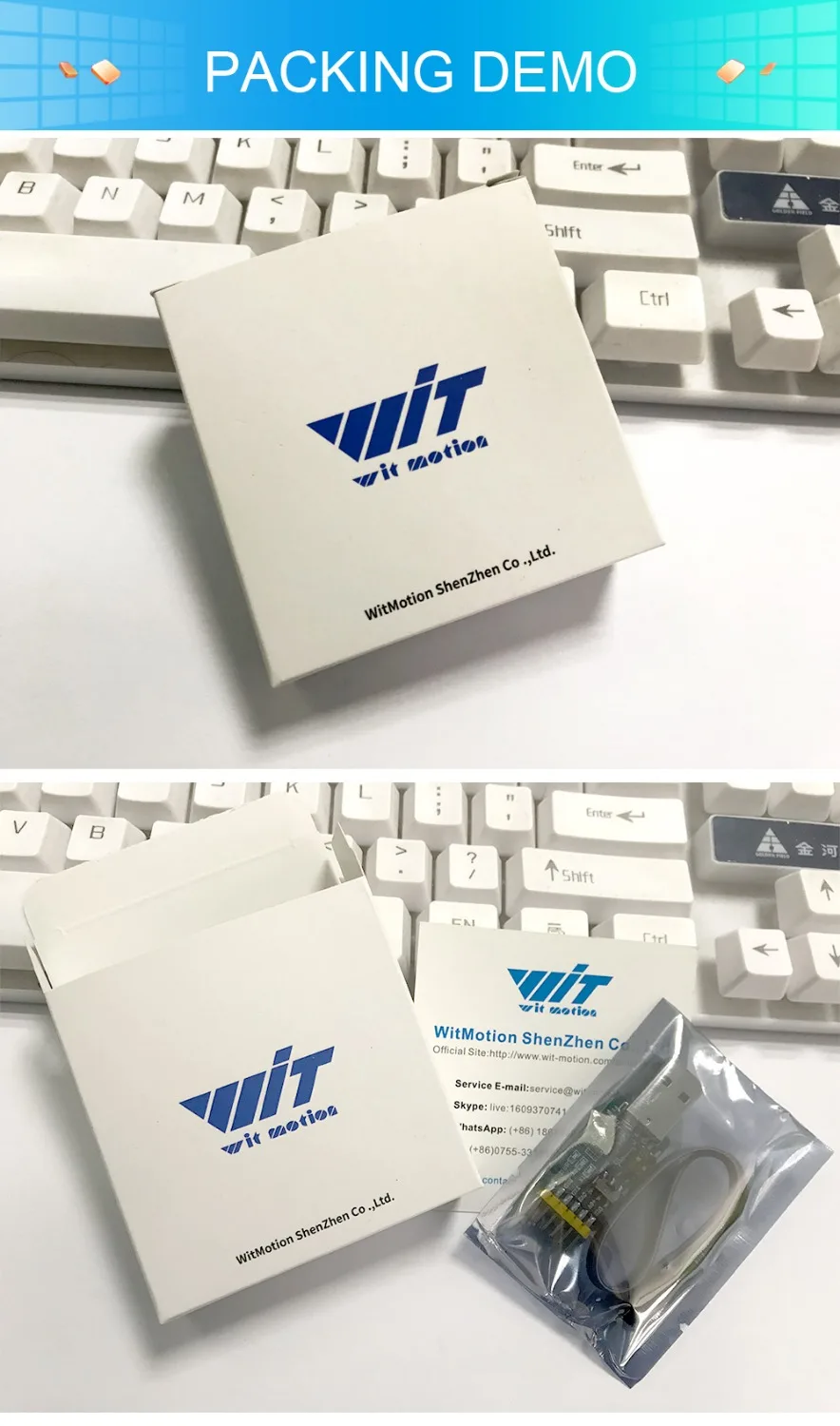 Цифровой Инклинометр WitMotion WT31N AHRS 3-осевой датчик ускорения 2-осевое измерение