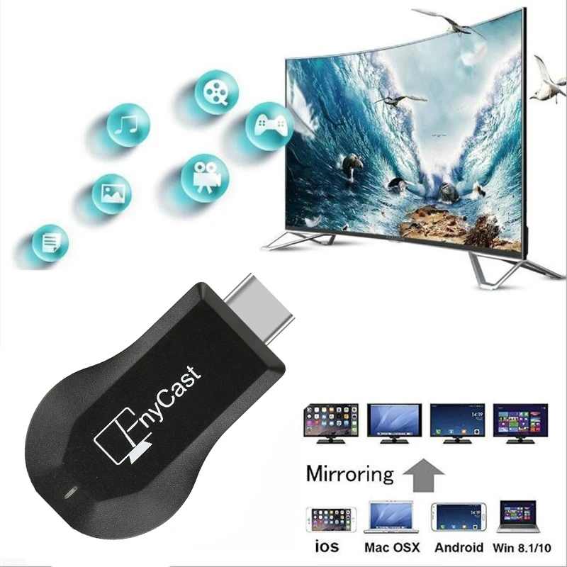 MX18 PLUS беспроводной дисплей ТВ ключ 2 ядра поддержка Netflix Youtube для Android/IOS/Mac/Windows, 4G Wi-Fi или мобильных данных ТВ-палка