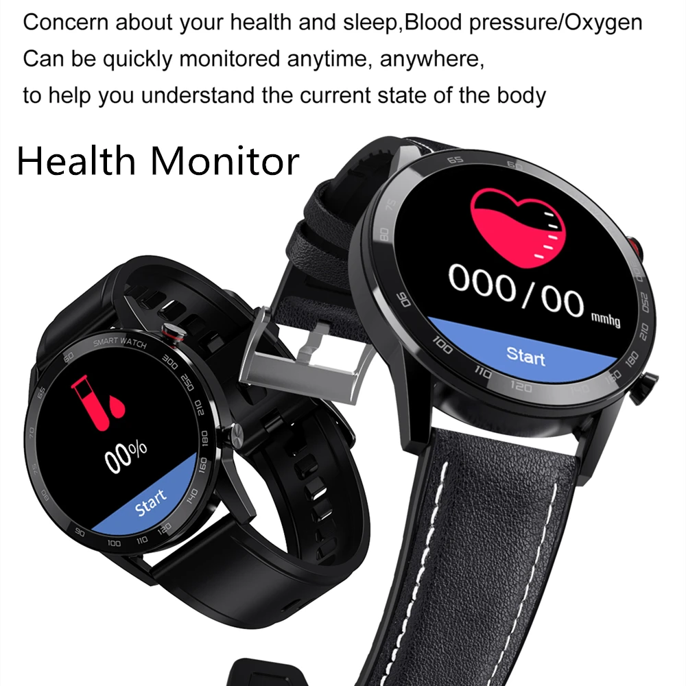 

Business Men Smart Watch DT95 1.3" 360*360 Display Bluetooth Call ECG Heart Rate IP68 Waterproof Smartwatch For IOS Android