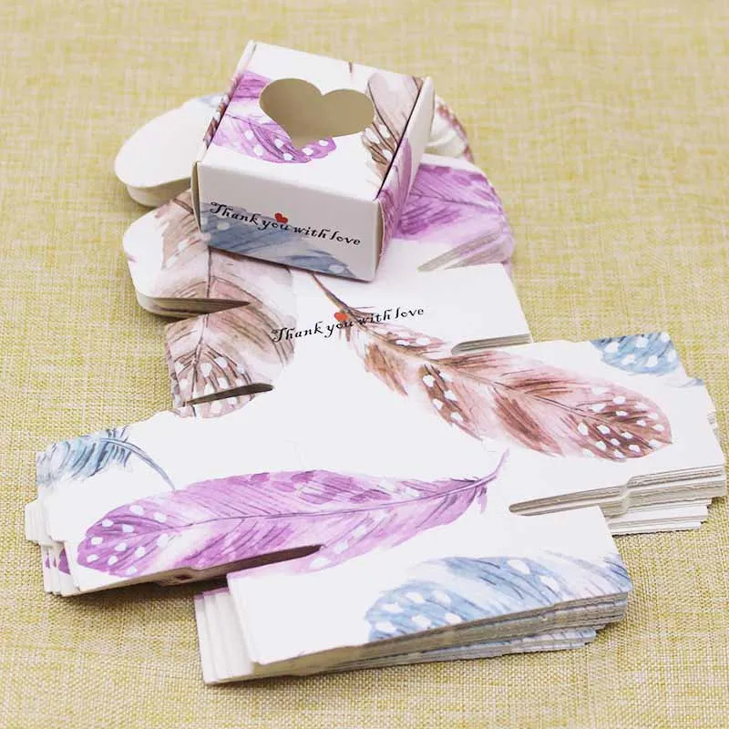 10pcs 40*40*25mm marbling style ring display box with10 black velvet sponage inside cute window for gifts candy favors - купить по