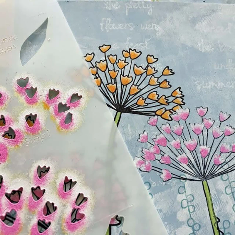 Новинка 2021 прозрачные штампы в стиле ретро с растениями и хризантемой для