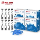 Тест-полоски и Ланцеты для глюкометра Sinocare, 100 шт.