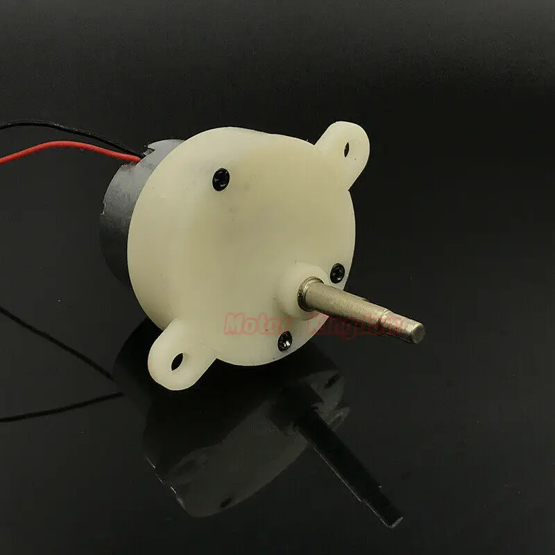 Микро 300 турбо червячный Шестерни мотор редуктор постоянного тока 3V 9V 6V 7 об/мин