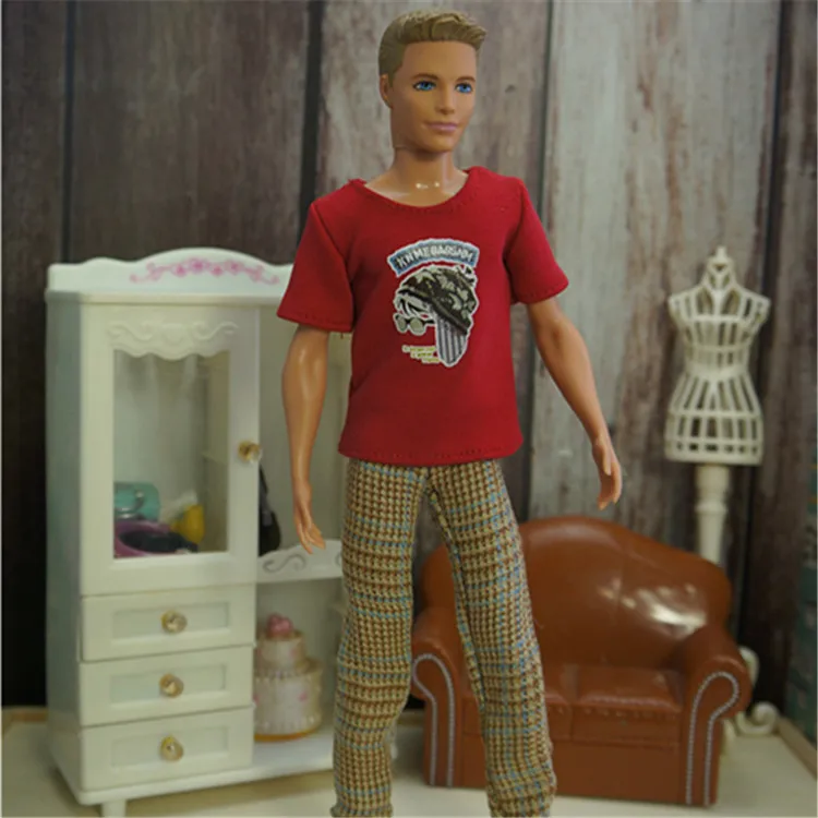 Одежда для куклы принца Кена модная повседневная одежда ручной работы наряд 30 см