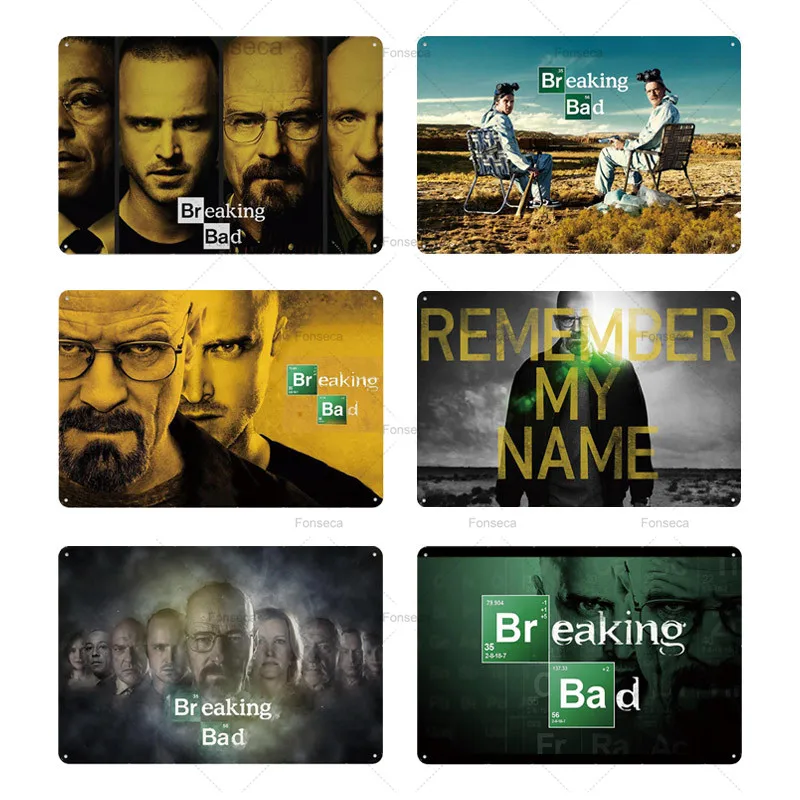 Металлический постер Breaking Bad металлическая винтажная настенная пластина
