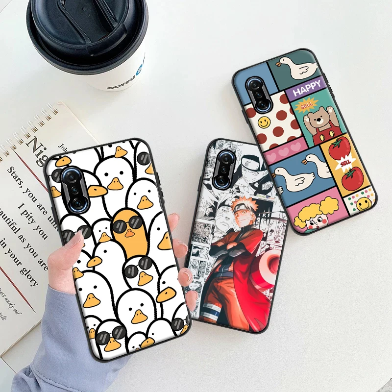 

Phone Case For Xiaomi POCO X3 Pro NFC F3 GT M3 For GT X3 NFC F3 Anime Cartoon Carcasa Funda Soft TPU Coque
