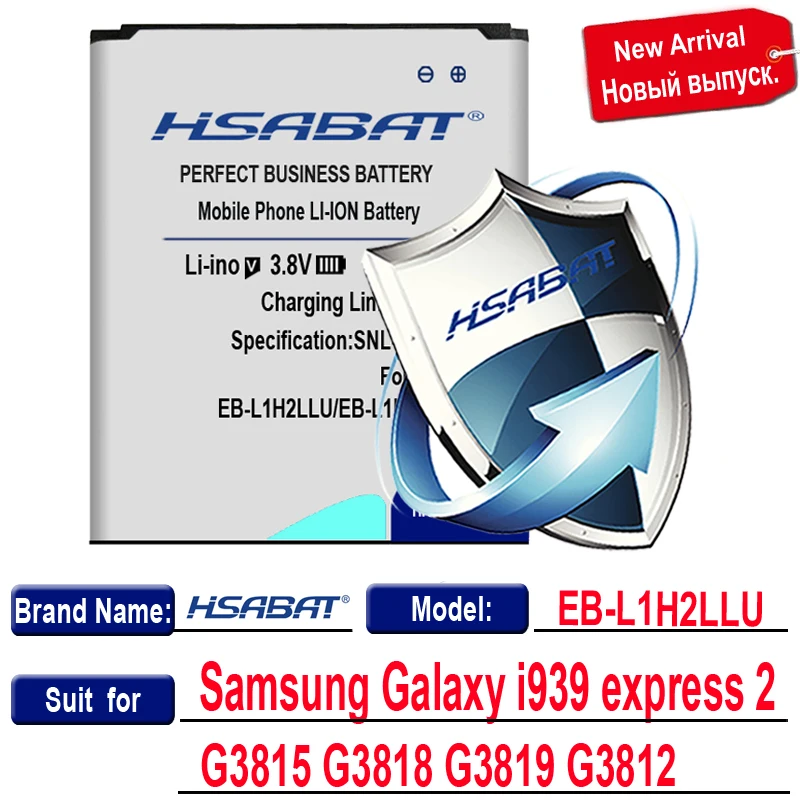 HSABAT 5000 мАч EB-L1H2LLU батарея для Samsung i939/4G LTE E210S/K/U Galaxy Premier i9260 i9268 Express 2 G3815 G3818 G3819 G3812 |