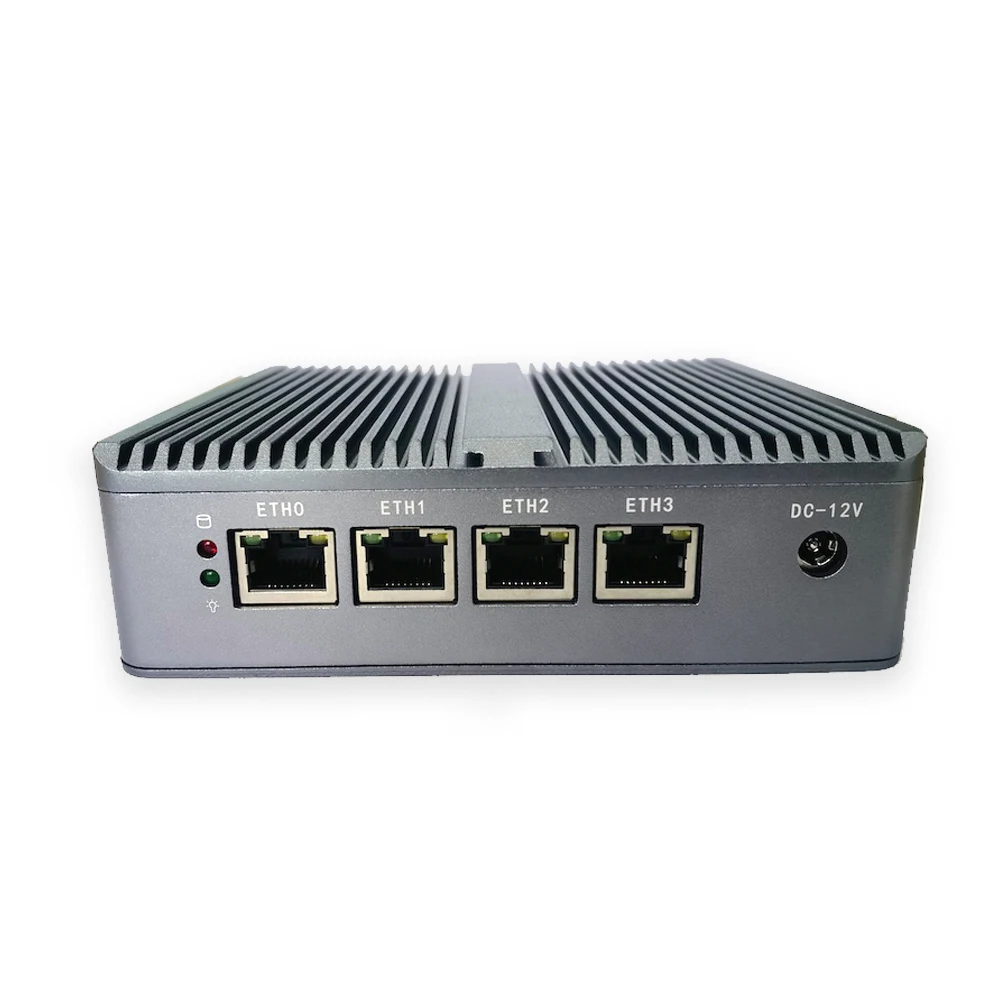 

Quad Core CPU E3845 Pfense Mini Router Server 4*1000M Lan Support Windows10 Linux HD VGA Dual Display Fanless Computer