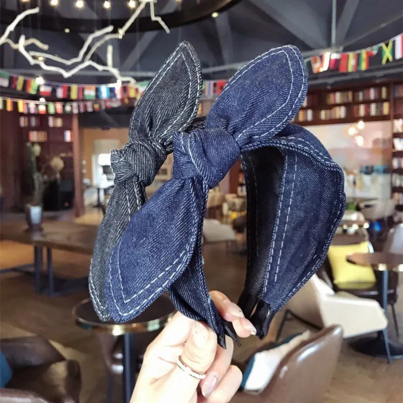 Обруч для волос с узлом в корейском ретро-стиле |