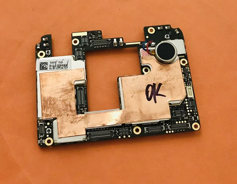 Оригинальная материнская плата 6 ГБ ОЗУ + 128 Гб ПЗУ для Blackview BV9800 Helio P70 3 дюйма