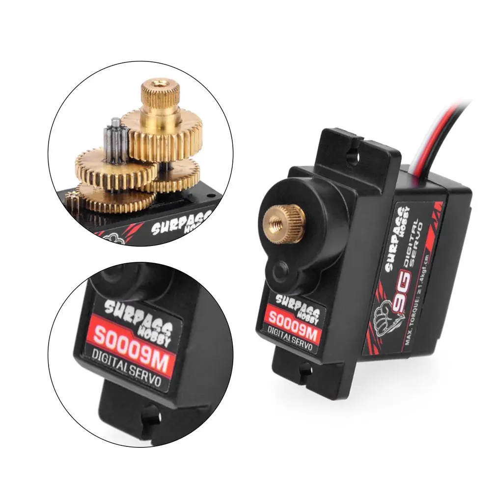 Надежный цифровой сервопривод SURPASS HOBBY 25 г/17 г/9 г/8 г из пластика/металла для 1:12 ScaleRC