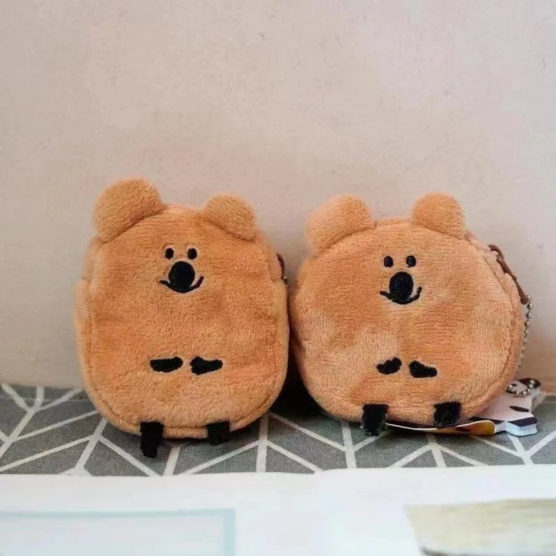 

2022 ins Cartoon bell pepper bear koala doll keychain pendant cute school bag ornaments doll doll machine plush toy