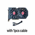 Графические карты XFX RX 580 8 Гб AMD Radeon RX580 8 Гб 2304SP видеоэкран карты GPU настольный компьютер игровая карта Видеокарта PUBG