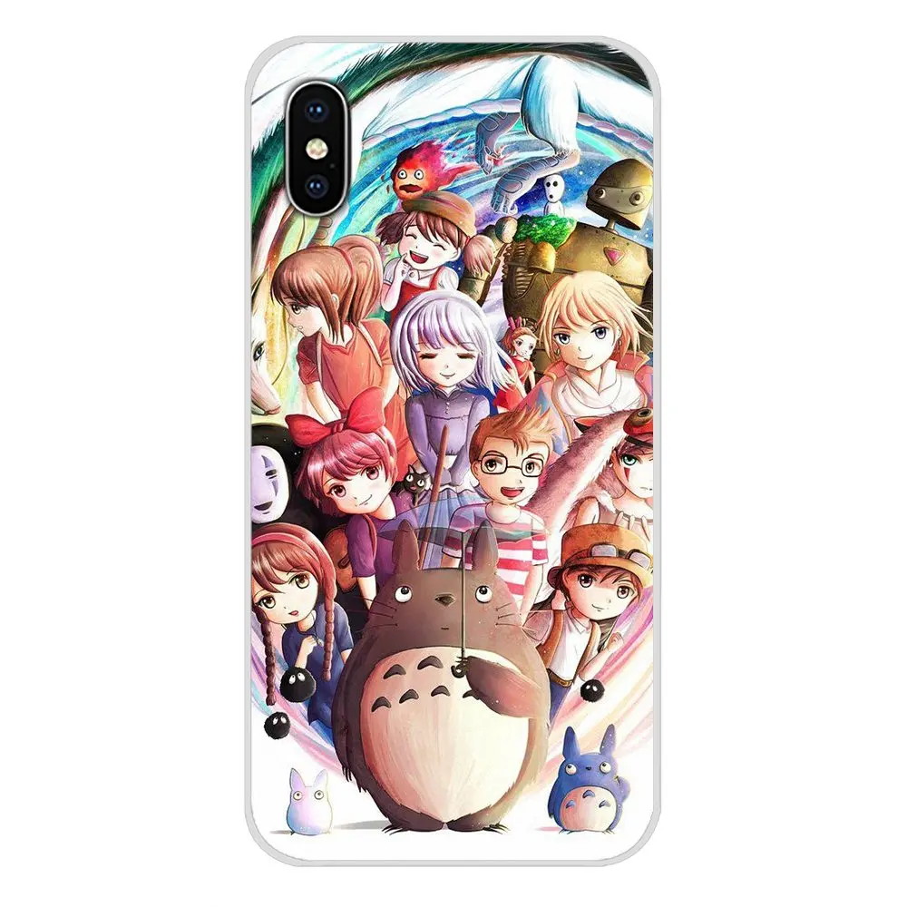 Soft Covers For Huawei G7 G8 P7 P8 P9 P10 P20 P30 Lite Mini Pro P Smart Plus 2017 2018 2019 Studio Ghibli Ghiblies totoro Lovely | Мобильные