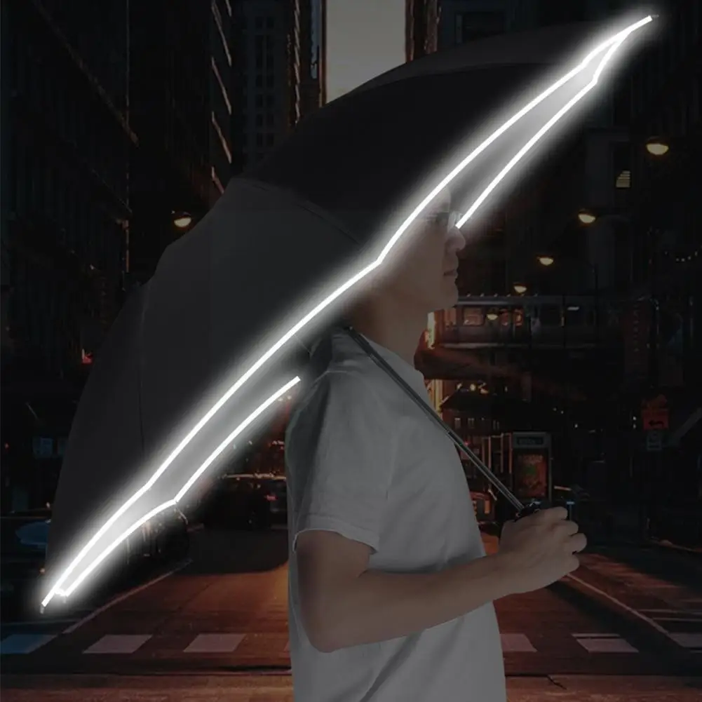 Светоотражающий автоматический зонт с автоматическим открыванием и закрытием