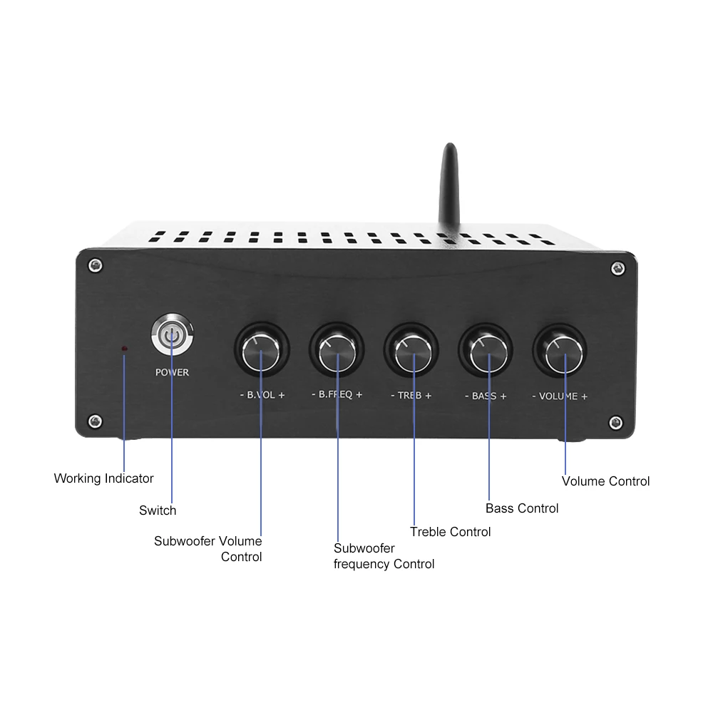 Усилитель AIYIMA TPA3255 цифровой усилитель мощности для домашнего кинотеатра Bluetooth 5 0 2