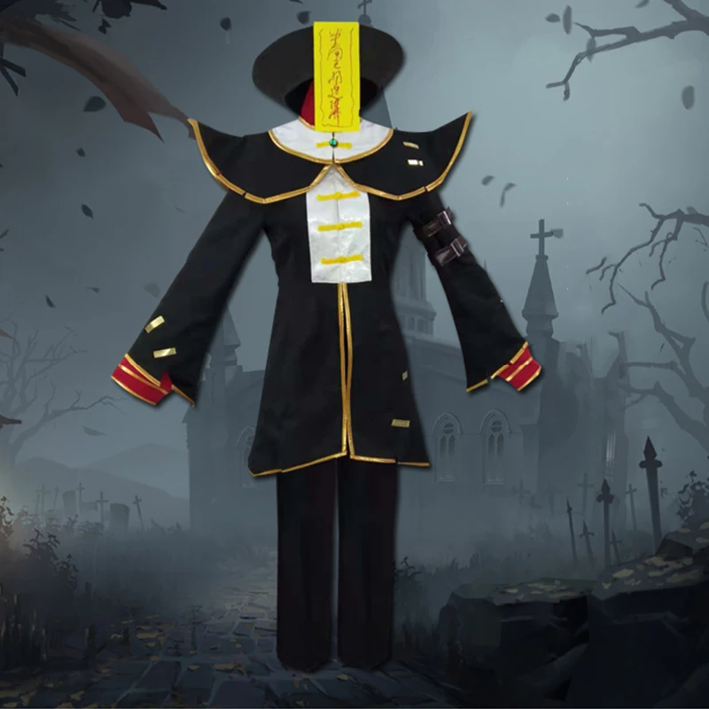 Игра Identity V Косплей костюмы Wu Chang Косплей Костюм душа зонта оригинальные новые кожаные форменные костюмы