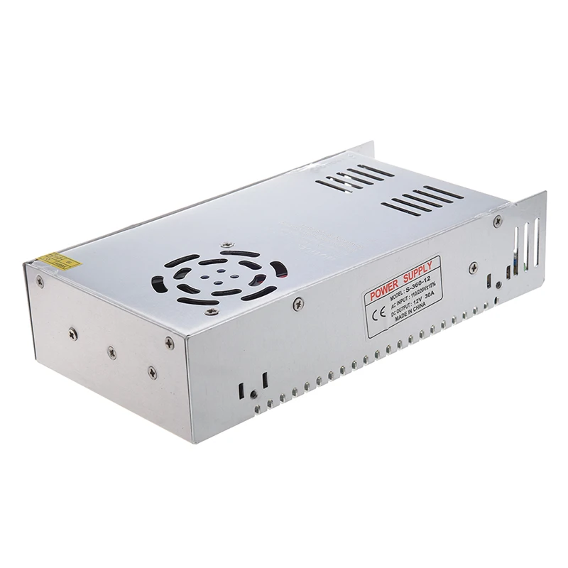 AC 110/220V AC/DC 12V 30A 360W импульсный источник Питание конвертер для Светодиодный Flexable