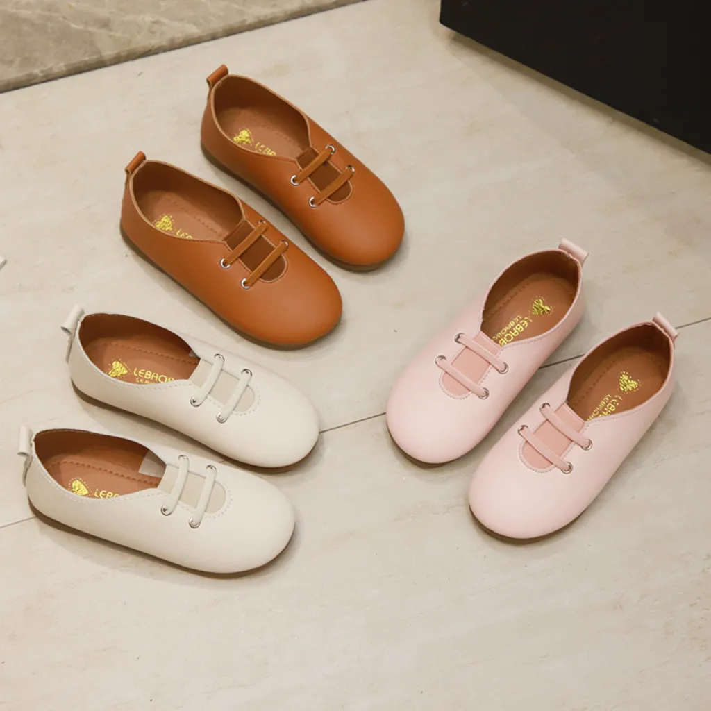 2020 новая детская обувь для девочек принцессы одноцветная Уличная Повседневная