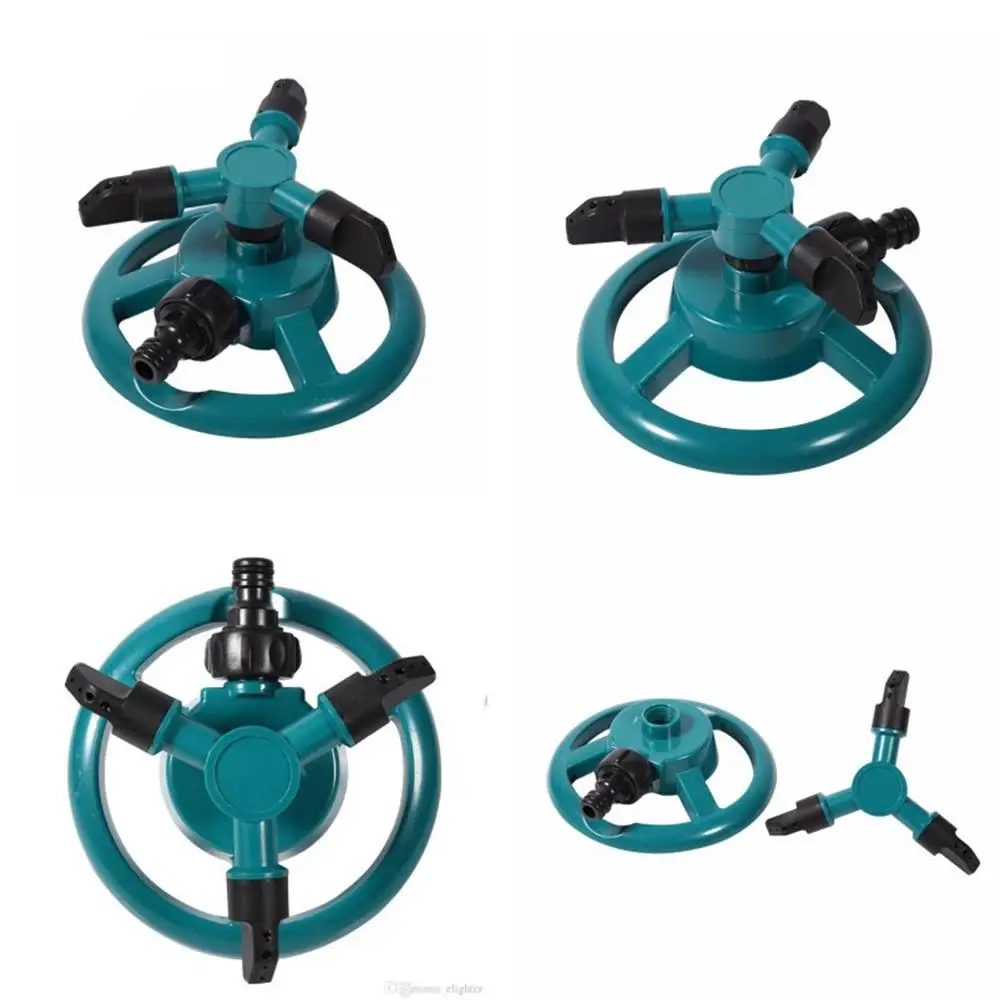 

360 Degree Automatic Garden Sprinklers Watering Grass Lawn Rotary Nozzle Rotating Water Sprinkler System Garden Supplies