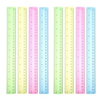 16pcs measuring rulers drawing rulers 12 inch straight rulers for students