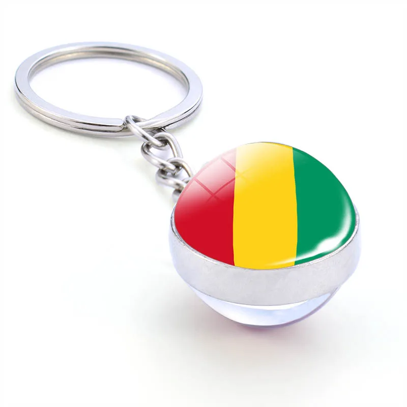 Брелок с национальным флагом Африки Нигерия Южная Африка брелки хрустальным