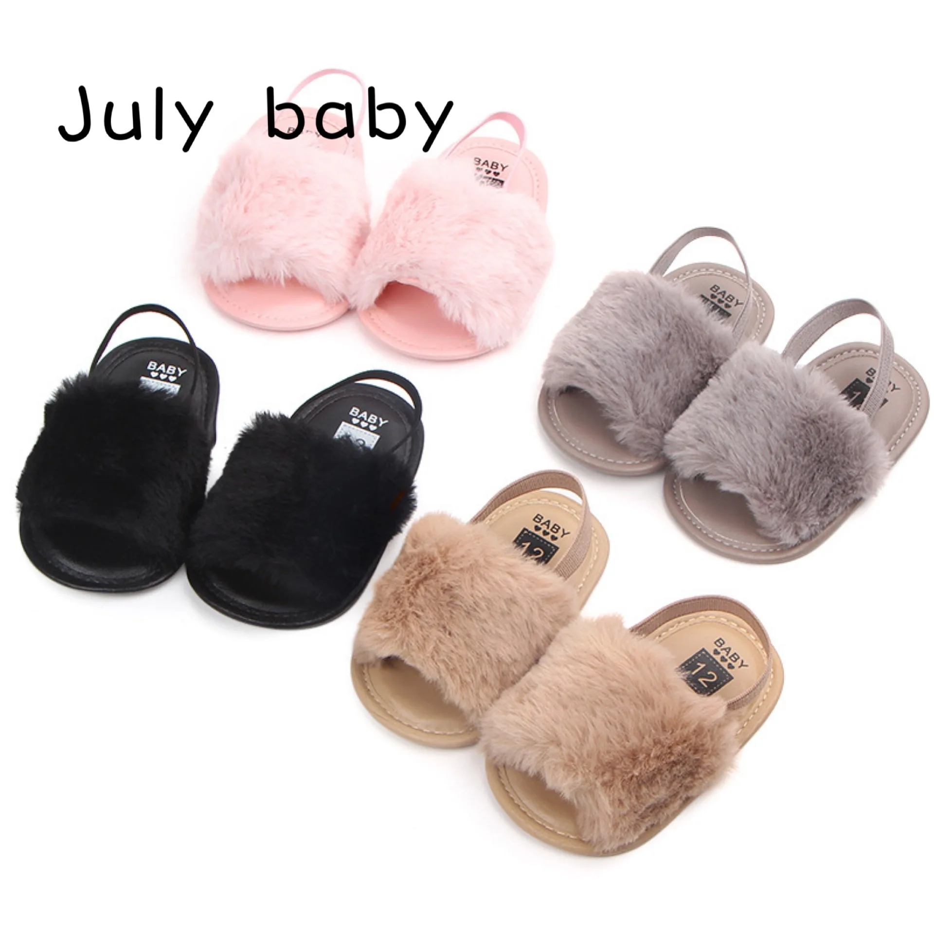 July baby Новая дышащая детская обувь с мягкой подошвой для детей 0 1 лет простые