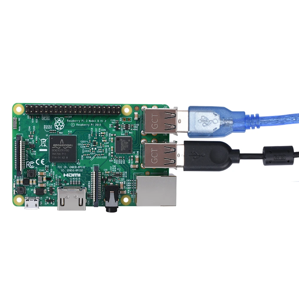 Осьминог Raspberry Pi 3 Model B V1.2 макетная плата комплект с wifi+ блок питания для камеры для Ender 3 3d принтер мониторинга