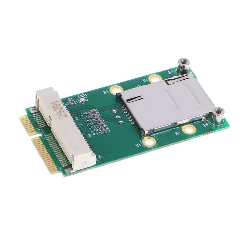 

Mini PCI-E Adapter with SIM Card Slot Vertical Installation for 3G/4G WWAN LTE 32CB