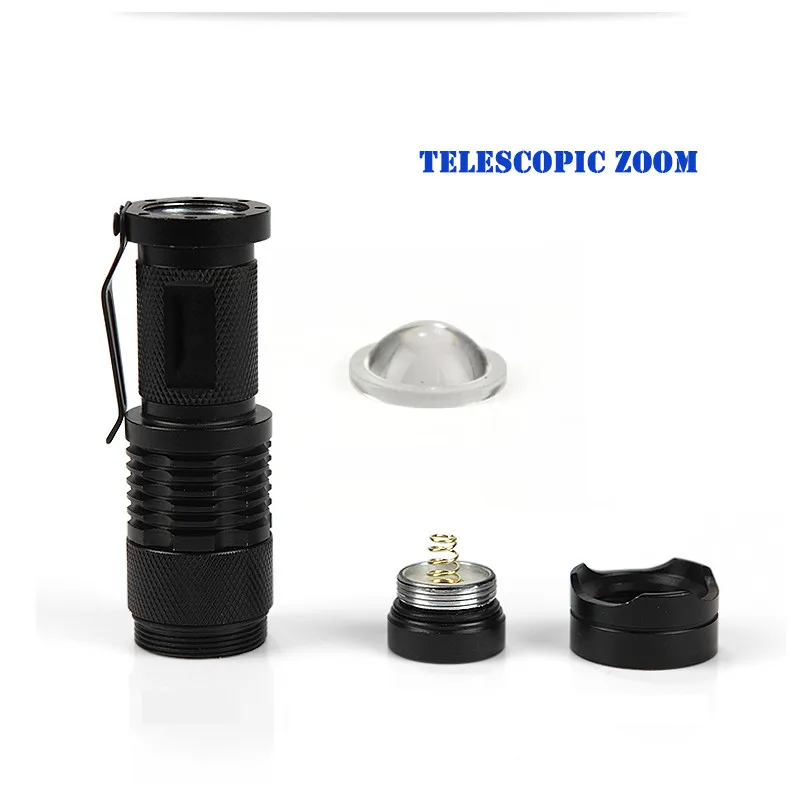 ultraviolet flashlight UV CREE LED 365nm Lantern Purple Violet Light 395nm Lamp Safety testing 14500 | Лампы и освещение