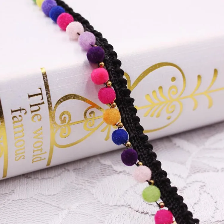 Этническая вышивка кружевная лента аксессуары сделай сам красочный круглый шар