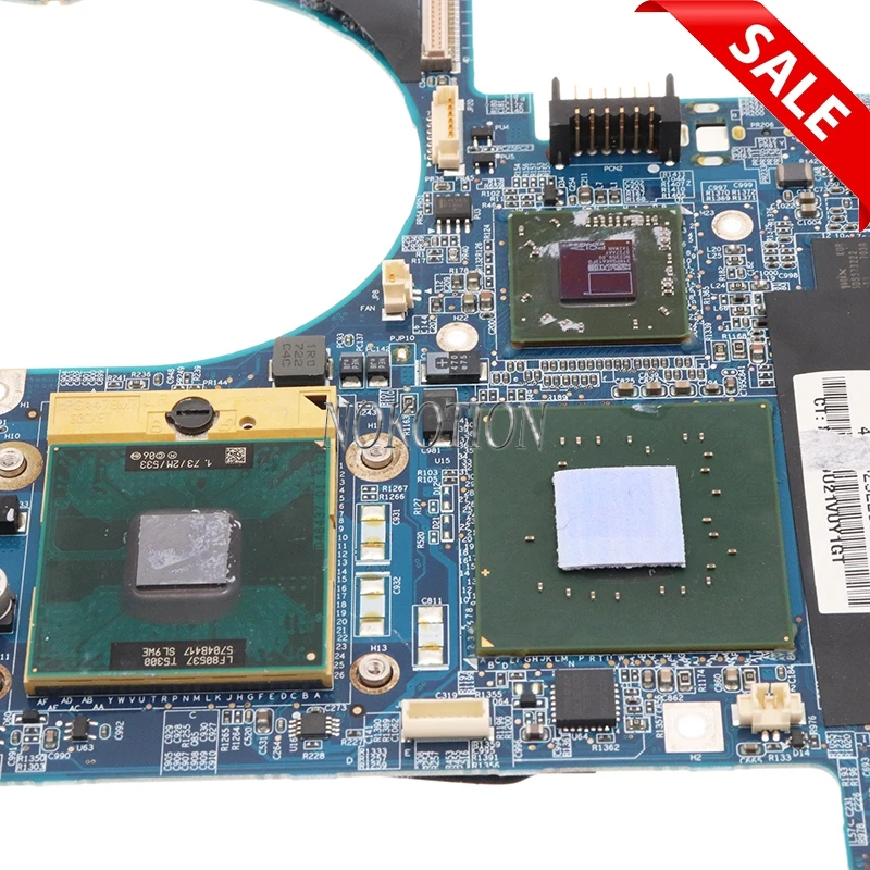 NOKOTION 418904-001 430495-001 Laptop motherboard For HP NC6400 945PM DDR2 X1300 Graphics free cpu | Компьютеры и офис