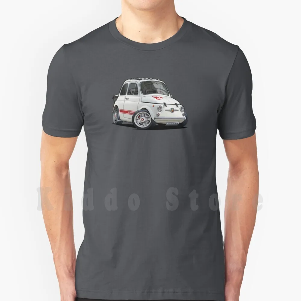 Мужская хлопковая футболка Fiat 1963 Abarth 695 | одежда