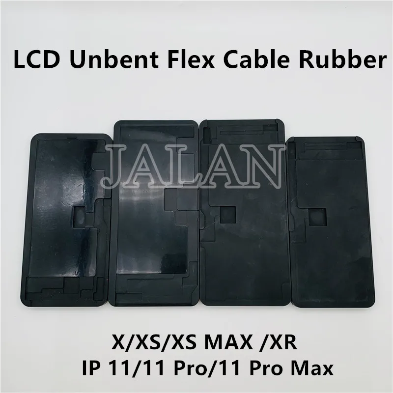 Черный резиновый коврик для ЖК-дисплея стекло IP X/XS XR/11Pro Oca Unbent Flex блок