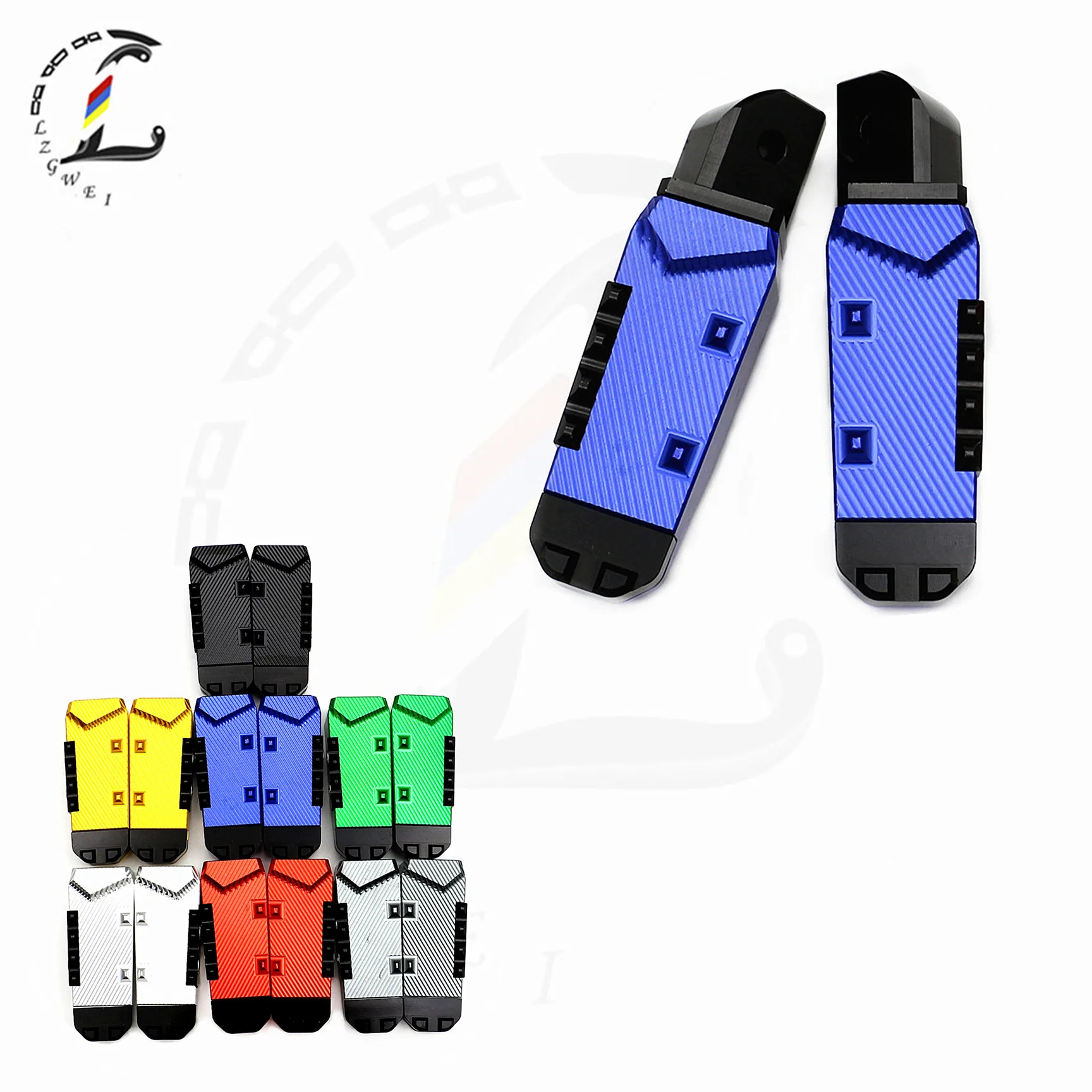 

Мотоцикл для Yamaha YZF R1 R6 R1M R1S YZFR1S YZFR1 YZF-R6 CNC Алюминиевый подножки задние педали