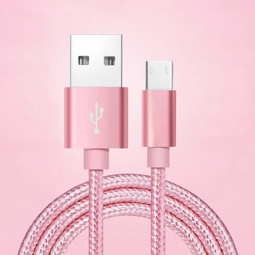 Кабель Lightning 3 м удлиненный нейлоновый Плетеный iPhone Android type c кабель зарядного