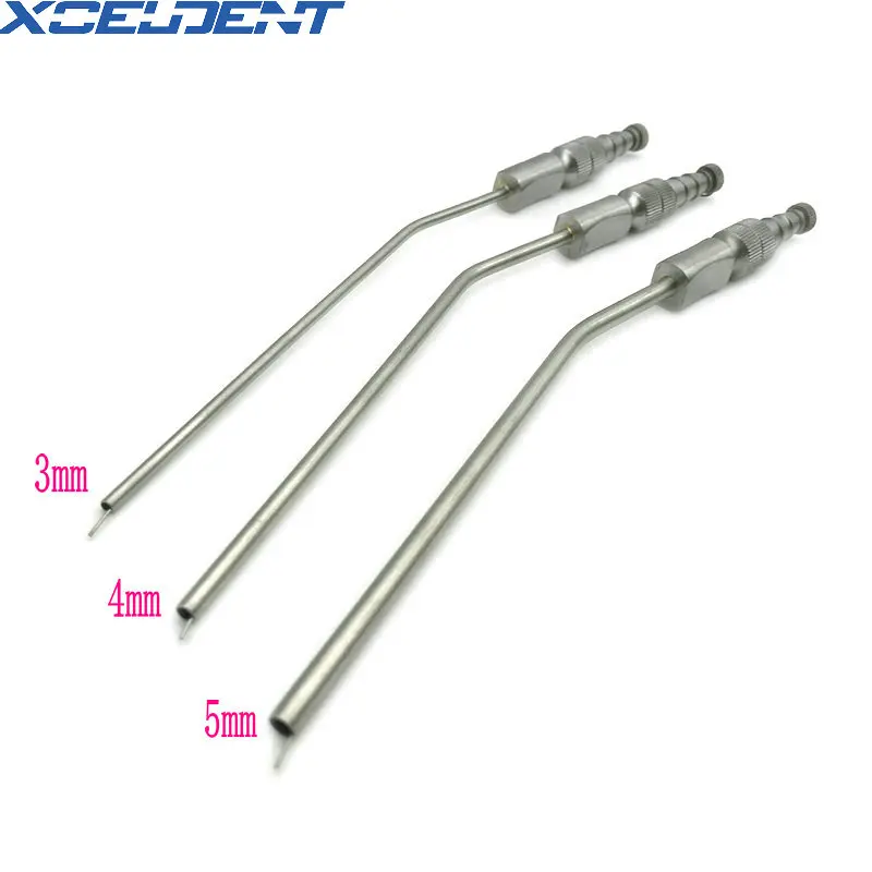 1pcs Dental Medical Surgery Aspirator Ferguson Frazier Suction Tube Laboratory Tube 3mm/4mm/5mm Dentistry Implant Surgical Tool