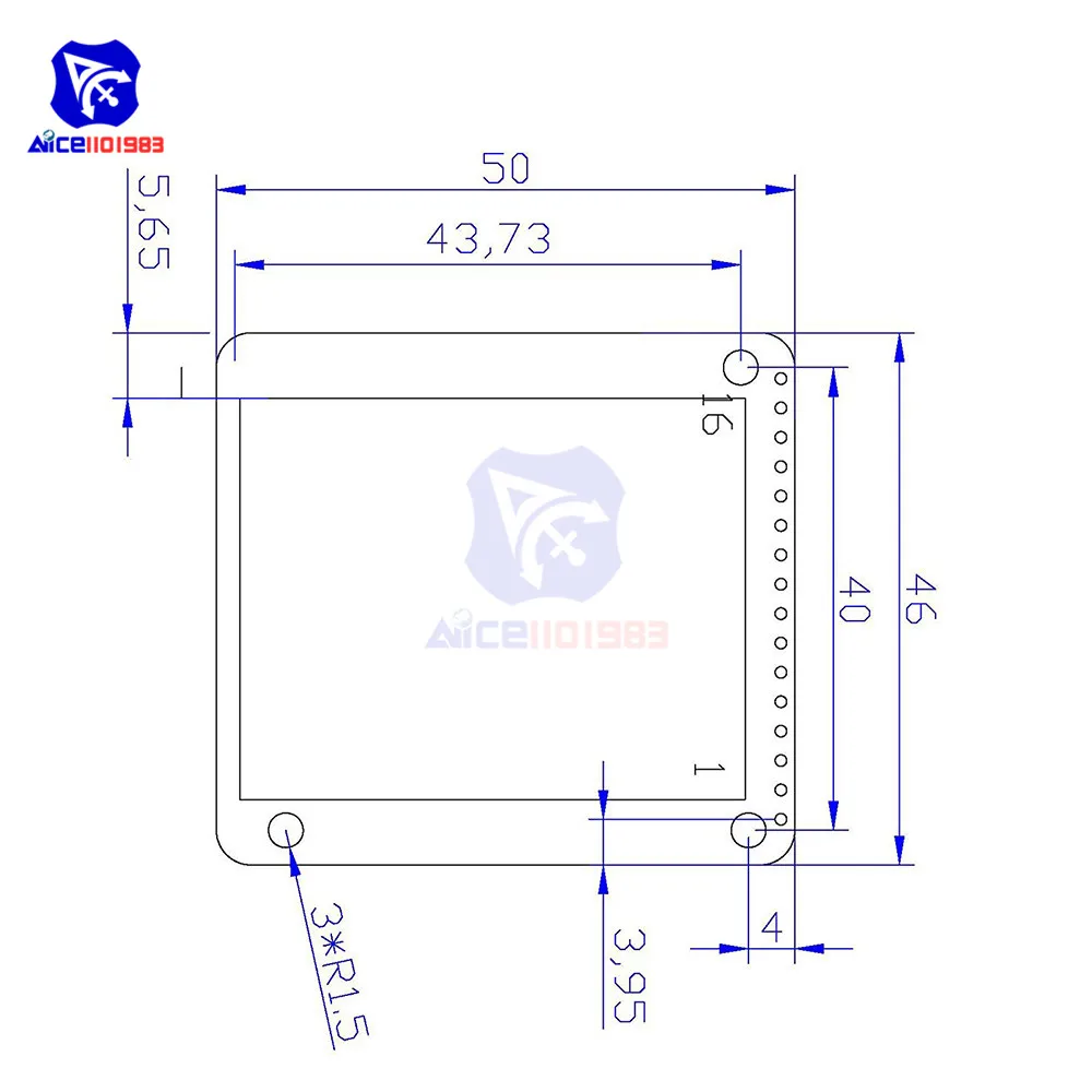 Diymore 1,8 дюймов SPI серийный TFT 128x160 пикселей дисплей ЖК-модуль Breakout ST7735R для Arduino 51 AVR STM32