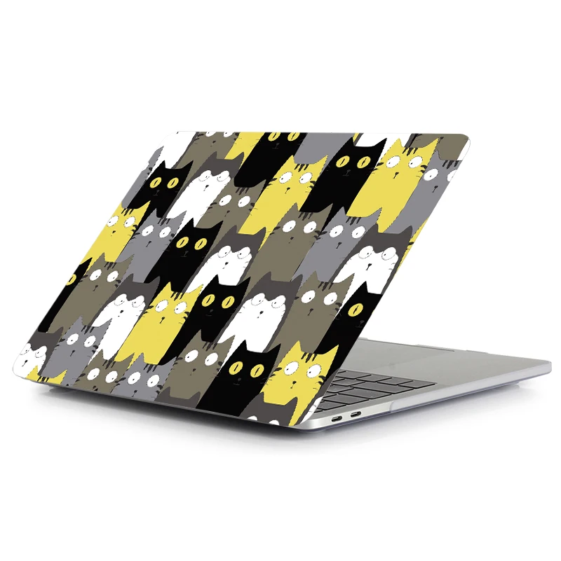 MTT милый мультяшный чехол для ноутбука Macbook Air 11 13 Pro 16 13 15 retina Touch Bar пластиковый жесткий чехол для Mac book 12 13,3 ''Funda