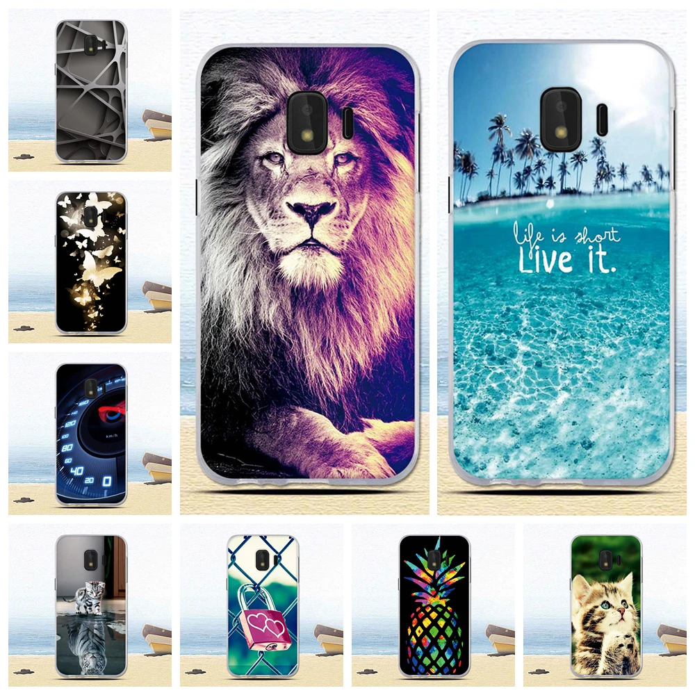 Чехол с животными для Samsung J2 Core 5 0 дюйма силиконовый мягкий чехол из ТПУ Galaxy J260 J260F